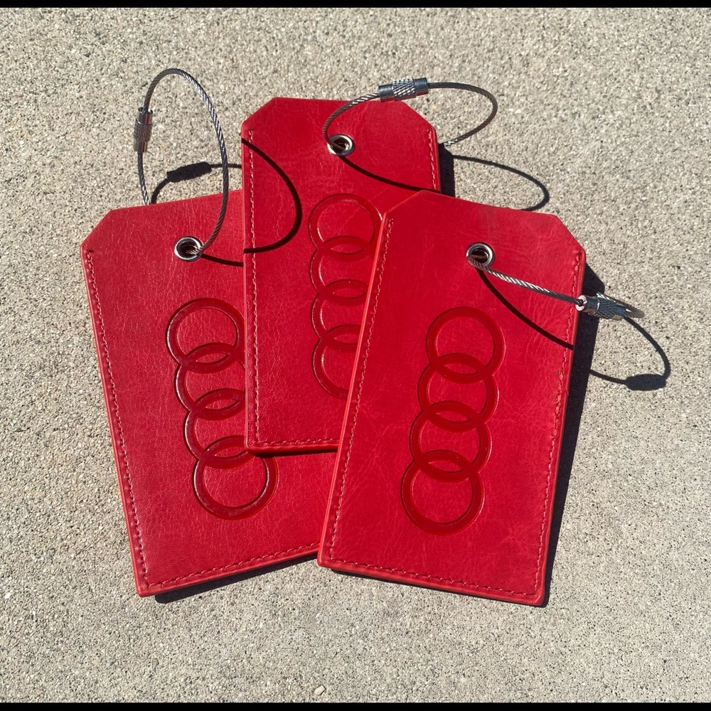Audi Luggage Bag Tags Set of 3